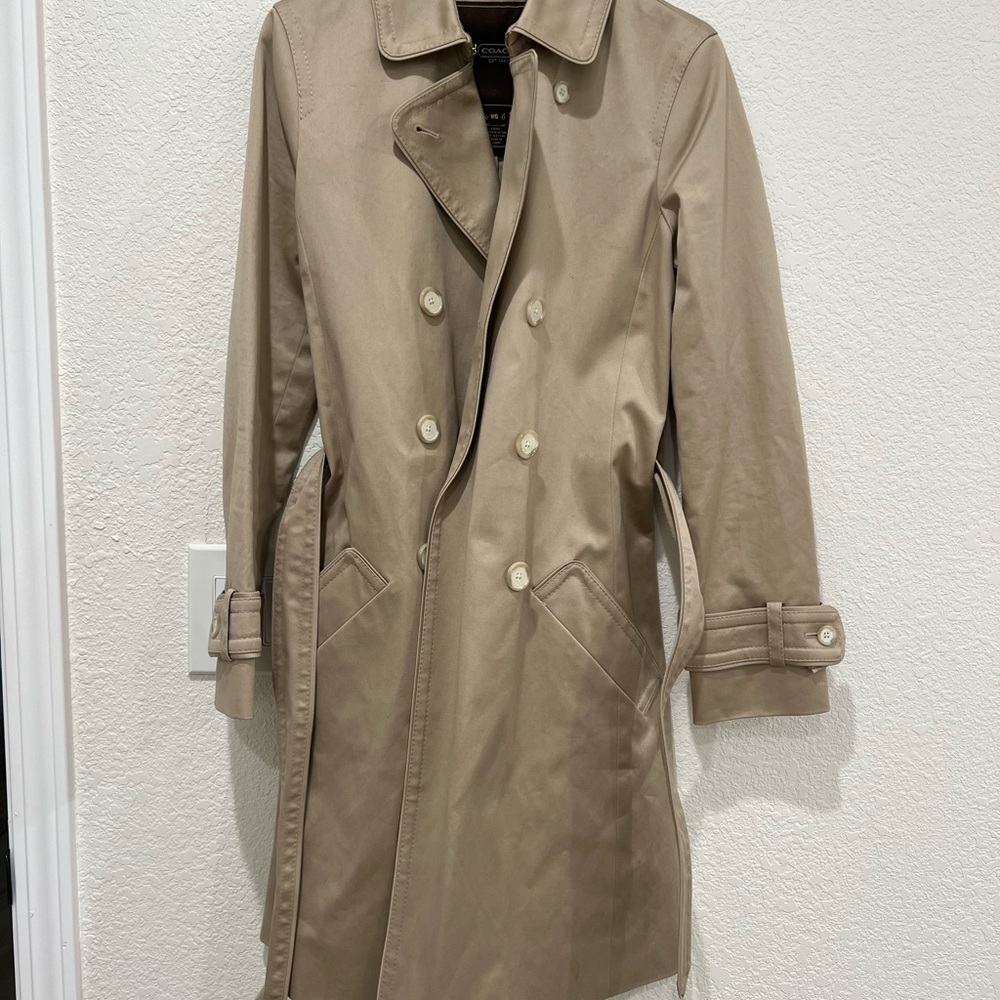 Coach Beige trench coat